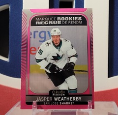 Jasper Weatherby 2021-22 - Matte Pink Rookie #270 O-Pee-Chee